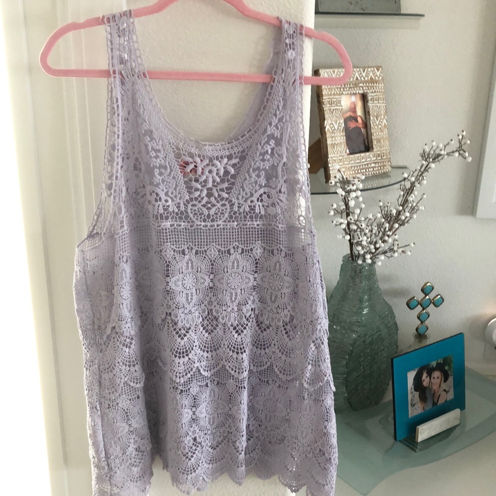 Lavender Lace top